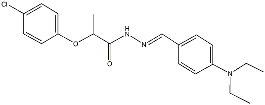 339193-88-3 2-(4-chlorophenoxy)-N'-[4-(diethylamino)benzylidene]propanohydrazide