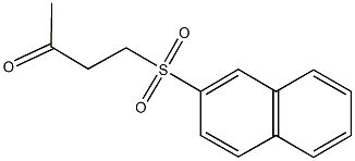 4-(naphthalen-2-ylsulfonyl)butan-2-one Structure
