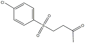 4-[(4-chlorophenyl)sulfonyl]-2-butanone 化学構造式