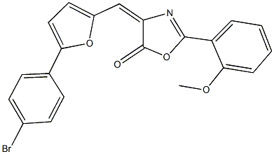 4-{[5-(4-bromophenyl)-2-furyl]methylene}-2-(2-methoxyphenyl)-1,3-oxazol-5(4H)-one|