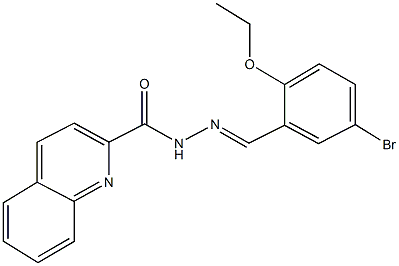 N'-(5-bromo-2-ethoxybenzylidene)-2-quinolinecarbohydrazide|