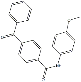 4-benzoyl-N-(4-methoxyphenyl)benzamide Structure