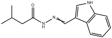 N'-(1H-indol-3-ylmethylene)-3-methylbutanohydrazide,339243-19-5,结构式