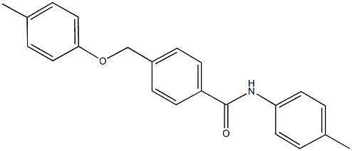 4-[(4-methylphenoxy)methyl]-N-(4-methylphenyl)benzamide Struktur