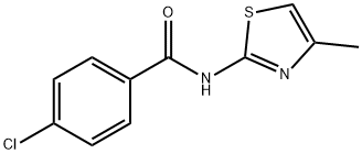 4-chloro-N-(4-methyl-1,3-thiazol-2-yl)benzamide|