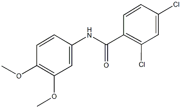 2,4-dichloro-N-(3,4-dimethoxyphenyl)benzamide Structure
