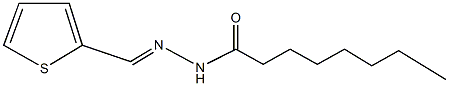 N'-(2-thienylmethylene)octanohydrazide,339302-09-9,结构式