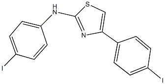 N,4-bis(4-iodophenyl)-1,3-thiazol-2-amine,339339-48-9,结构式