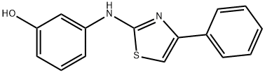 3-[(4-phenyl-1,3-thiazol-2-yl)amino]phenol Struktur