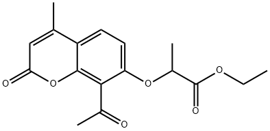 340018-09-9 ethyl 2-[(8-acetyl-4-methyl-2-oxo-2H-chromen-7-yl)oxy]propanoate