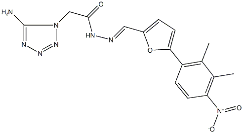 340176-64-9 2-(5-amino-1H-tetraazol-1-yl)-N'-[(5-{4-nitro-2,3-dimethylphenyl}-2-furyl)methylene]acetohydrazide