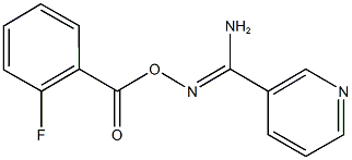 N'-[(2-fluorobenzoyl)oxy]-3-pyridinecarboximidamide,340218-39-5,结构式