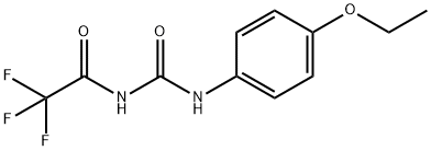 N-(4-ethoxyphenyl)-N'-(trifluoroacetyl)urea Struktur