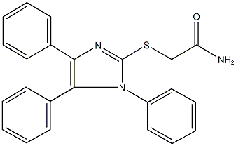 340297-18-9 2-[(1,4,5-triphenyl-1H-imidazol-2-yl)sulfanyl]acetamide