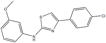 340690-10-0 4-(4-chlorophenyl)-N-(3-methoxyphenyl)-1,3-thiazol-2-amine