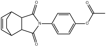 4-(3,5-dioxo-4-azatricyclo[5.2.2.0~2,6~]undec-8-en-4-yl)phenyl acetate|