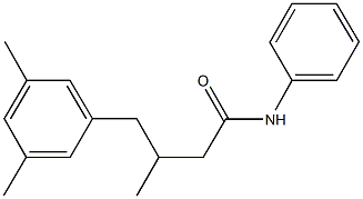4-(3,5-dimethylphenyl)-3-methyl-N-phenylbutanamide Structure