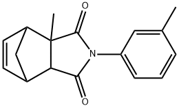 2-methyl-4-(3-methylphenyl)-4-azatricyclo[5.2.1.0~2,6~]dec-8-ene-3,5-dione,340982-97-0,结构式