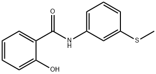 2-hydroxy-N-[3-(methylsulfanyl)phenyl]benzamide Structure