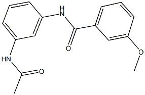 N-[3-(acetylamino)phenyl]-3-methoxybenzamide,341020-31-3,结构式