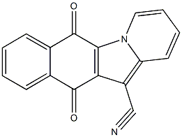 6,11-dioxo-6,11-dihydrobenzo[f]pyrido[1,2-a]indole-12-carbonitrile Structure