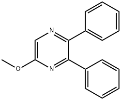 5,6-diphenylpyrazin-2-yl methyl ether Struktur
