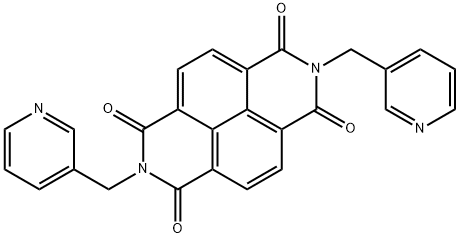 2,7-bis(3-pyridinylmethyl)benzo[lmn][3,8]phenanthroline-1,3,6,8(2H,7H)-tetrone Structure