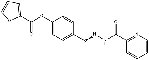 4-[2-(2-pyridinylcarbonyl)carbohydrazonoyl]phenyl 2-furoate|