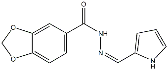 N'-(1H-pyrrol-2-ylmethylene)-1,3-benzodioxole-5-carbohydrazide|