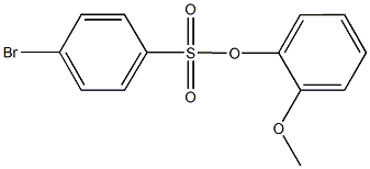 2-methoxyphenyl 4-bromobenzenesulfonate Structure