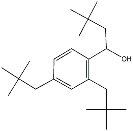 1-(2,4-dineopentylphenyl)-3,3-dimethyl-1-butanol Struktur