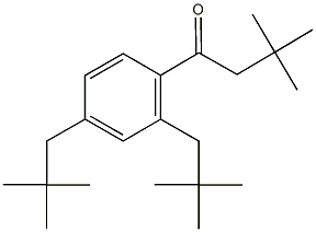 1-(2,4-dineopentylphenyl)-3,3-dimethyl-1-butanone Struktur
