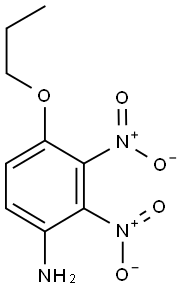 2,3-dinitro-4-propoxyaniline 结构式