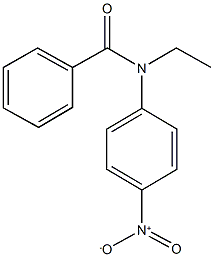 N-ethyl-N-{4-nitrophenyl}benzamide Structure