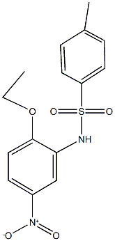 N-{2-ethoxy-5-nitrophenyl}-4-methylbenzenesulfonamide Structure