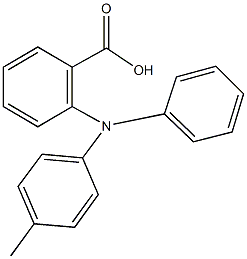 2-[4-methyl(phenyl)anilino]benzoic acid Structure