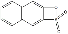 naphtho[2,3-c][1,2]oxathiete 2,2-dioxide Struktur