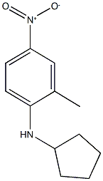 N-cyclopentyl-2-methyl-4-nitroaniline,342044-46-6,结构式