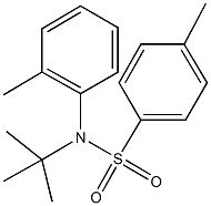 N-(tert-butyl)-4-methyl-N-(2-methylphenyl)benzenesulfonamide Structure