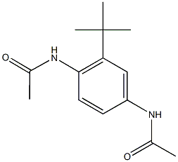 N-[4-(acetylamino)-2-tert-butylphenyl]acetamide,342044-60-4,结构式