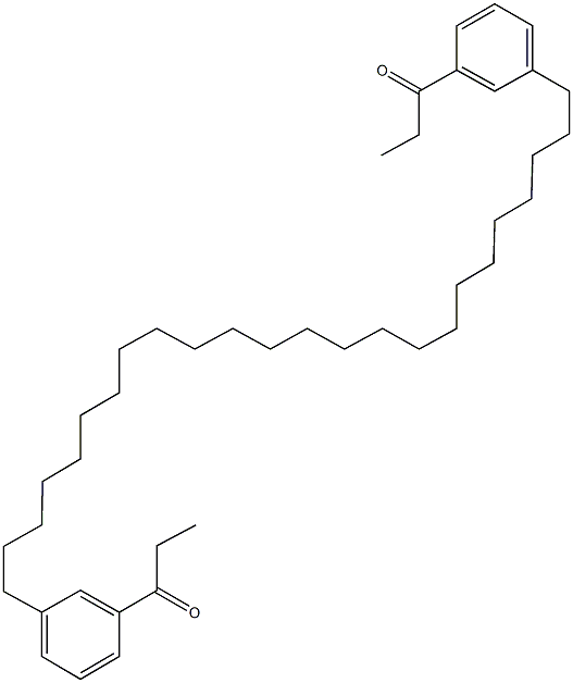 1-{3-[24-(3-propionylphenyl)tetracosyl]phenyl}-1-propanone|