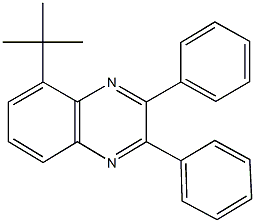 5-tert-butyl-2,3-diphenylquinoxaline Struktur