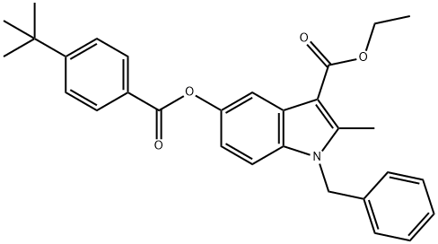 342378-91-0 ethyl 1-benzyl-5-[(4-tert-butylbenzoyl)oxy]-2-methyl-1H-indole-3-carboxylate