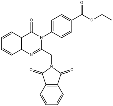 ethyl 4-(2-[(1,3-dioxo-1,3-dihydro-2H-isoindol-2-yl)methyl]-4-oxo-3(4H)-quinazolinyl)benzoate|