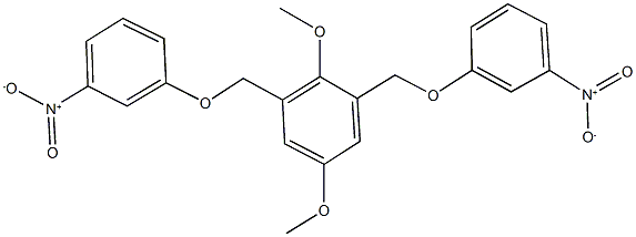 2,5-dimethoxy-1,3-bis[(3-nitrophenoxy)methyl]benzene|