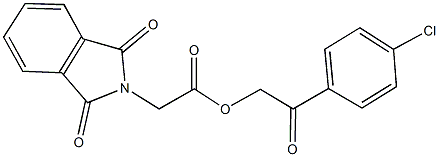 2-(4-chlorophenyl)-2-oxoethyl (1,3-dioxo-1,3-dihydro-2H-isoindol-2-yl)acetate|