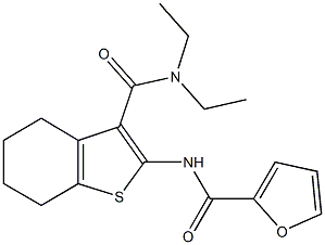 N-{3-[(diethylamino)carbonyl]-4,5,6,7-tetrahydro-1-benzothien-2-yl}-2-furamide|