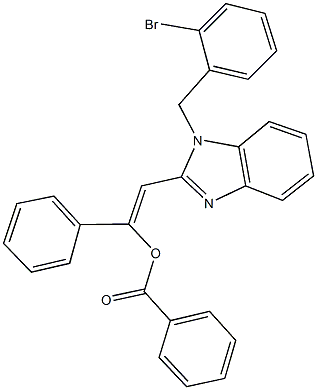 342392-16-9 2-[1-(2-bromobenzyl)-1H-benzimidazol-2-yl]-1-phenylvinyl benzoate
