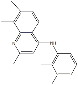 N-(2,3-dimethylphenyl)-2,7,8-trimethyl-4-quinolinamine Structure