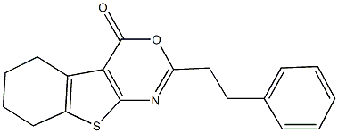 2-(2-phenylethyl)-5,6,7,8-tetrahydro-4H-[1]benzothieno[2,3-d][1,3]oxazin-4-one|